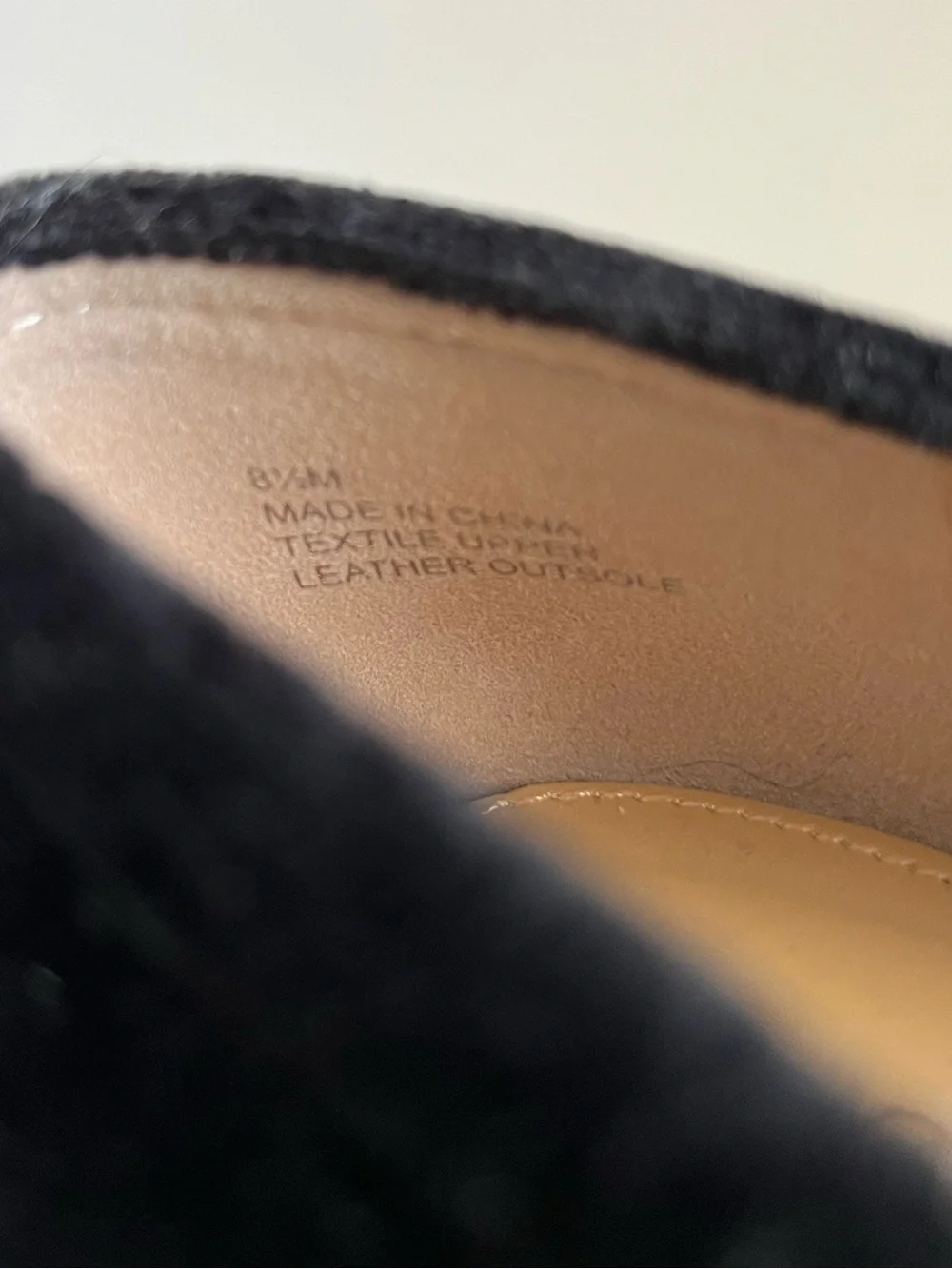 Talbots Black Velvet Ryan Pave Bit Loafers Size 8.5